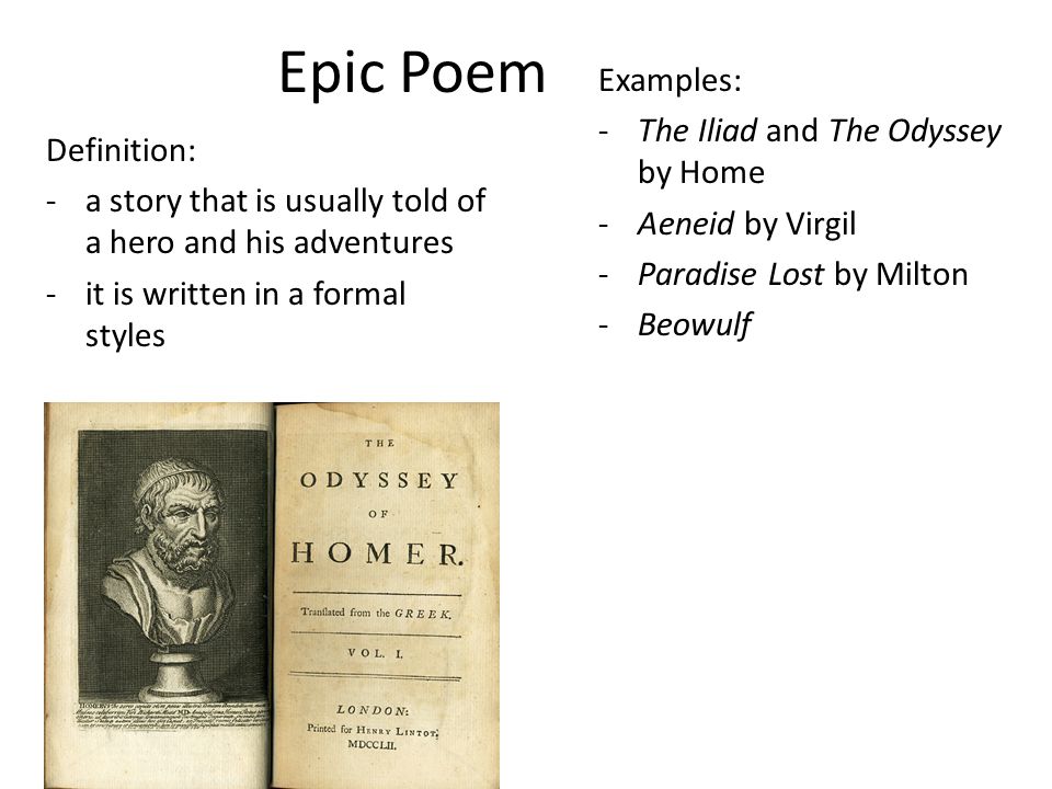 A comparison of the epic of gilgamesh a sumerian epic poem and the odyssey an epic poem by homer